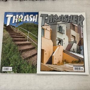 Thrasher Magazine Issues Feb 2018 & Apr 2021 - READ FOR DETAILS